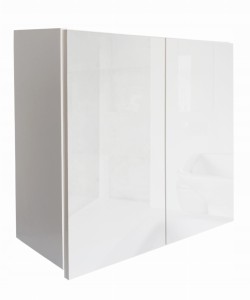 Szafka łazienkowa wisząca  60 cm BIAŁY POŁYSK bis