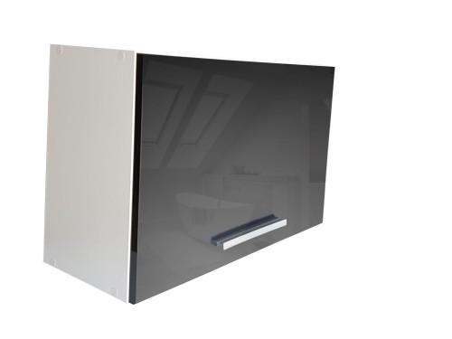 Szafka łazienkowa wisząca klapa połysk 80 cm