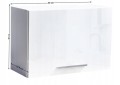 Szafka łazienkowa wisząca klapa połysk 60 cm