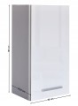 Szafka łazienkowa wisząca połysk 30 cm Parapet