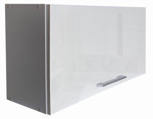 Szafka łazienkowa wisząca klapa połysk 80 cm