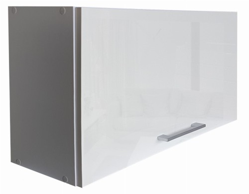 Szafka łazienkowa wisząca klapa połysk 80 cm