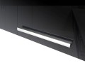 Szafka kuchenna wisząca połysk czerń 40 cm Parapet