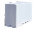 Szafka łazienkowa wisząca klapa połysk 70 cm