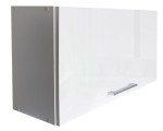 Szafka łazienkowa wisząca klapa połysk 80 cm