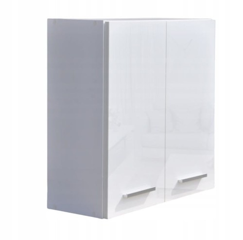 Szafka łazienkowa wisząca 50 cm Połysk parapet 